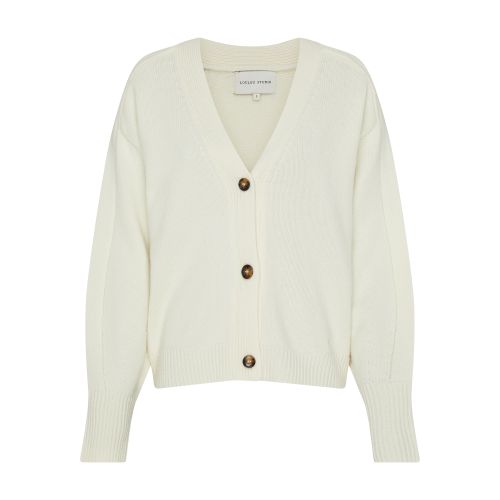 Shop Loulou Studio Zanzibar Wool Cardigan In Ivory