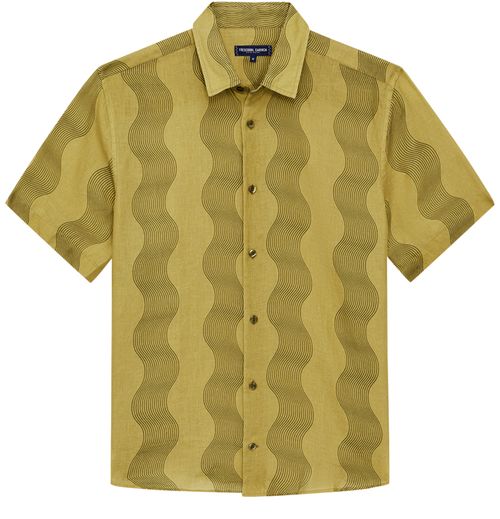 FRESCOBOL CARIOCA Cabana stripe castro linen shirt