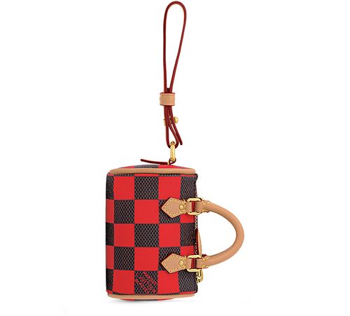 LOUIS VUITTON Damier Pop Mini Speedy Bag Charm