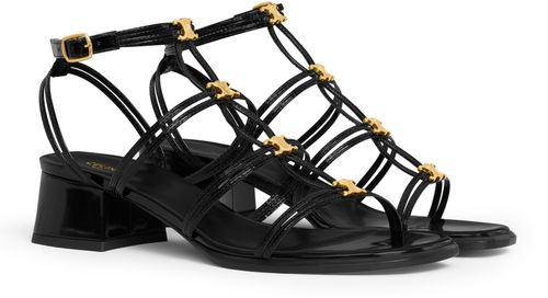 CELINE Clémence multi Triomphe lambskin sandals