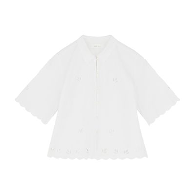 Skall Studio Fleurie Shirt In White
