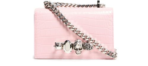 MCQUEEN Jewelled Satchel mini shoulder bag