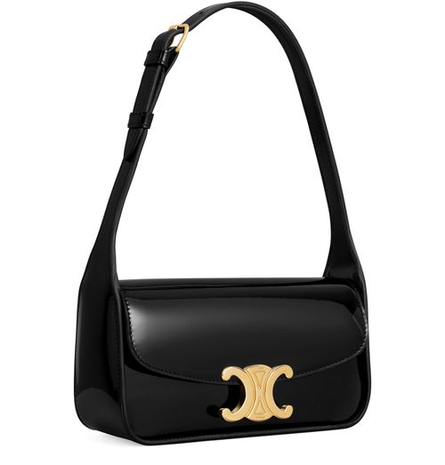 CELINE Shoulder bag Terence en veau vernis