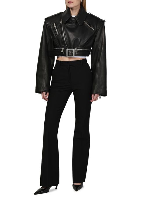 JEAN PAUL GAULTIER The cropped leather jacket