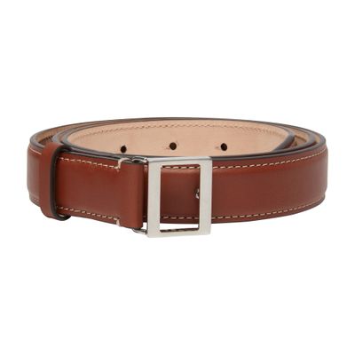 Acne Studios Buckle-fastening Leather Belt In Brown