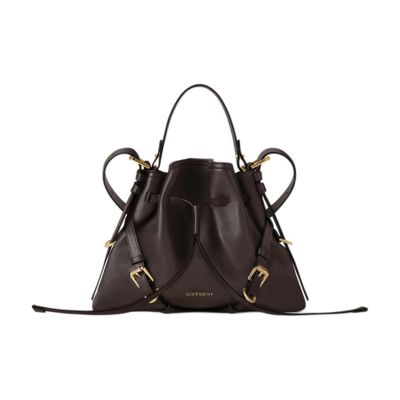 Givenchy Small Voyou Bucket Bag In Brown