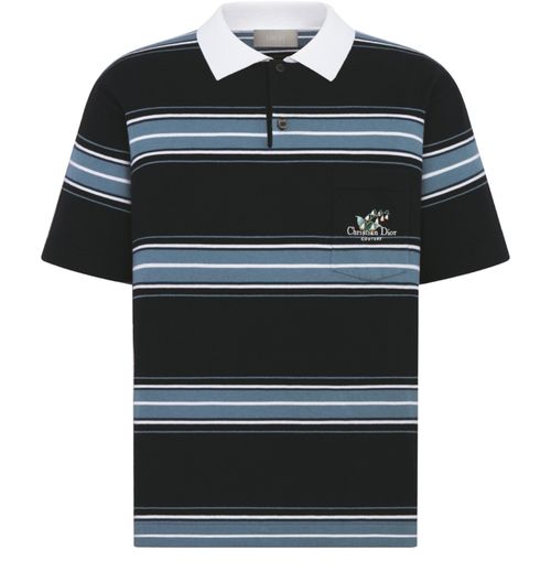 DIOR Christian Dior Couture Lily of the Valley Polo Shirt