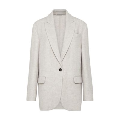 Brunello Cucinelli Single-breasted Suit In Grey