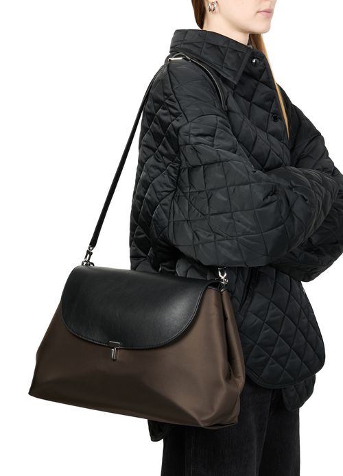 TOTEME T-Lock nylon satchel