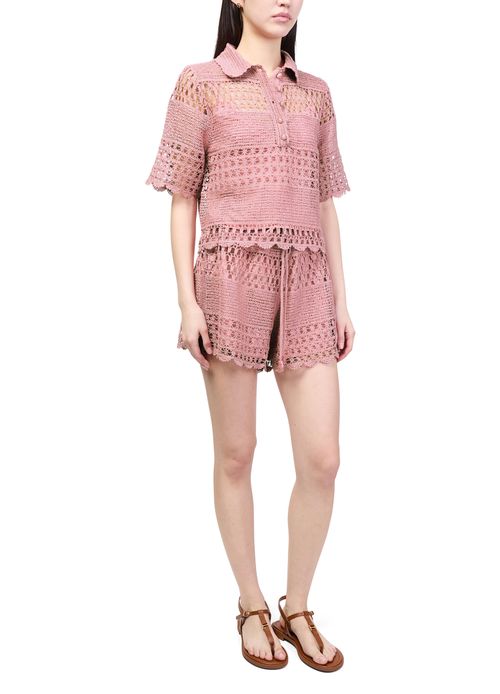 ZIMMERMANN Wanderlust Sun crochet shirt