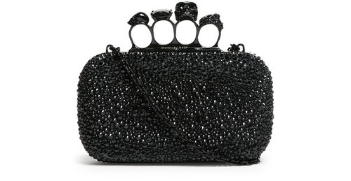 MCQUEEN Skull clutch bag