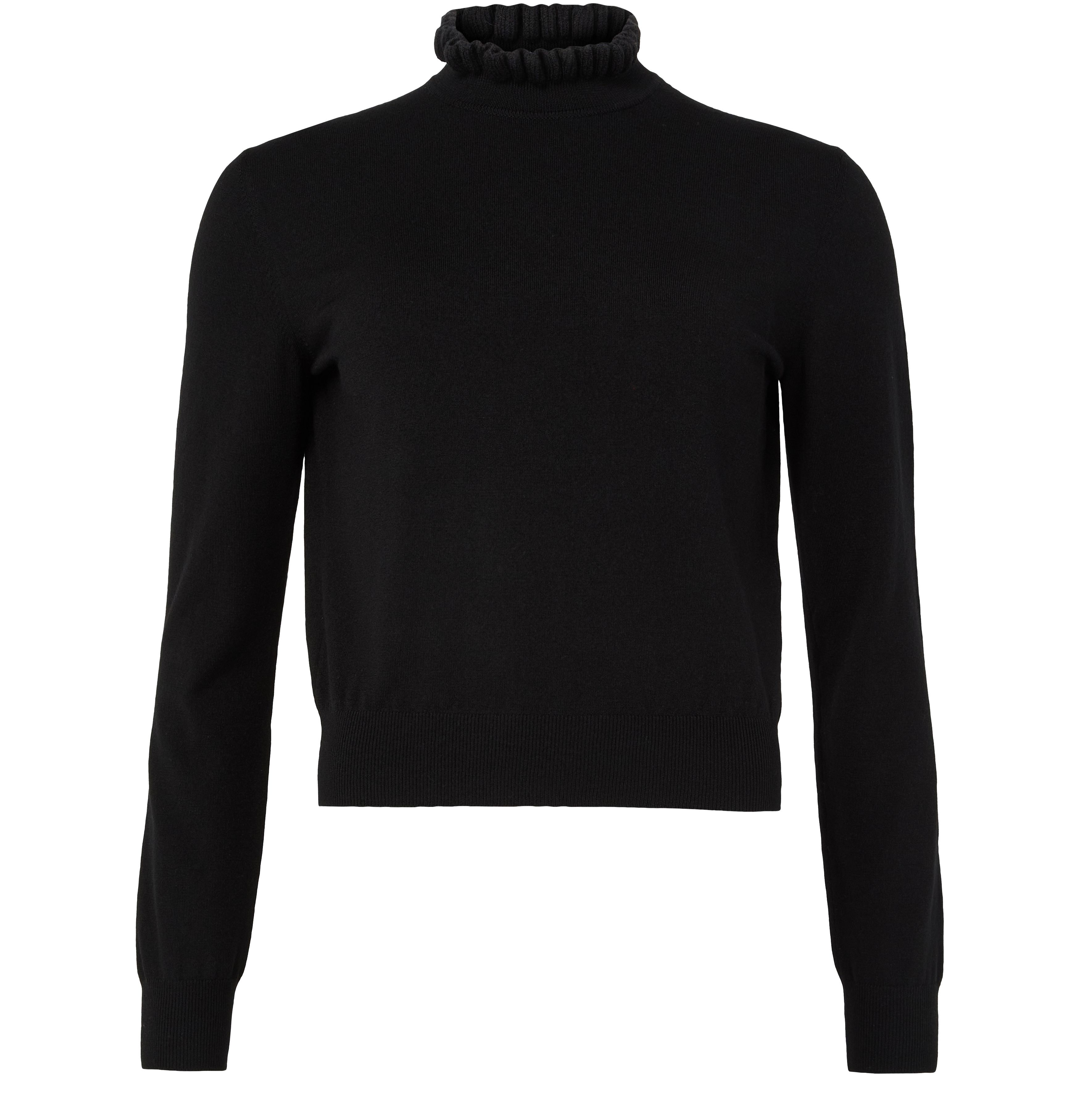 Ruffle collar jumper