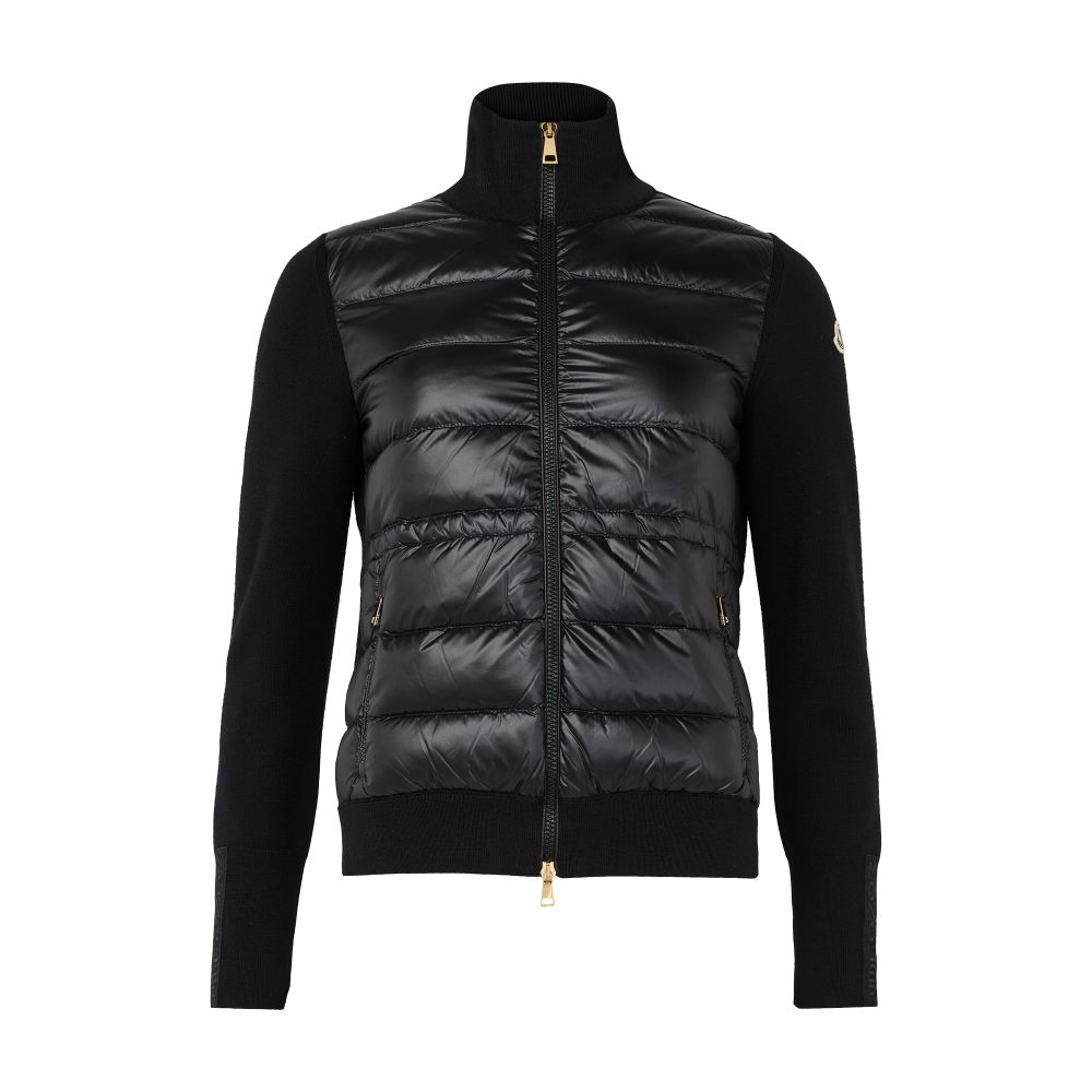 Bi-material jacket with logo thumbnail 7