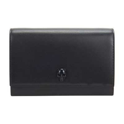 Alexander Mcqueen Ini Skull Bag In Black