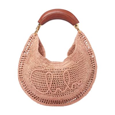 Chloé Beige Made For A Woman Edition Summer Banana Bag In Pink