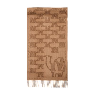 Max Mara Wsteddy Scarf In Sand