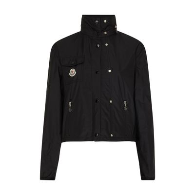 Shop Moncler Short Lico Parka In Black