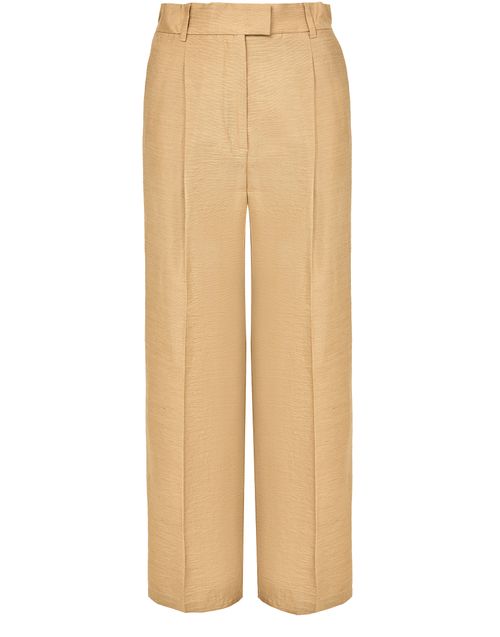 MAX MARA Zigarettenhose aus Leinen und Seide Efedra