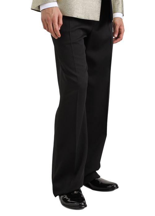 DOLCE & GABBANA Technical gabardine tuxedo pants