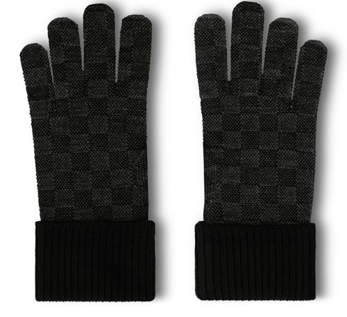 LOUIS VUITTON Gants Néo Petit Damier
