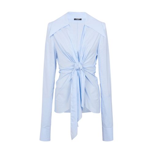 Balmain Gingham-check Pattern Cotton Shirt In Blue