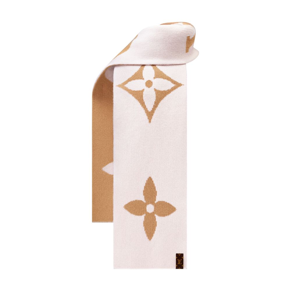 LV Medallion Knit Scarf thumbnail 5