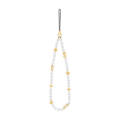Louis Vuitton My Lv Pearl Phone Charm In White