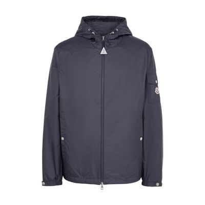 Moncler Lightweight Water-proof Jacket In Navy