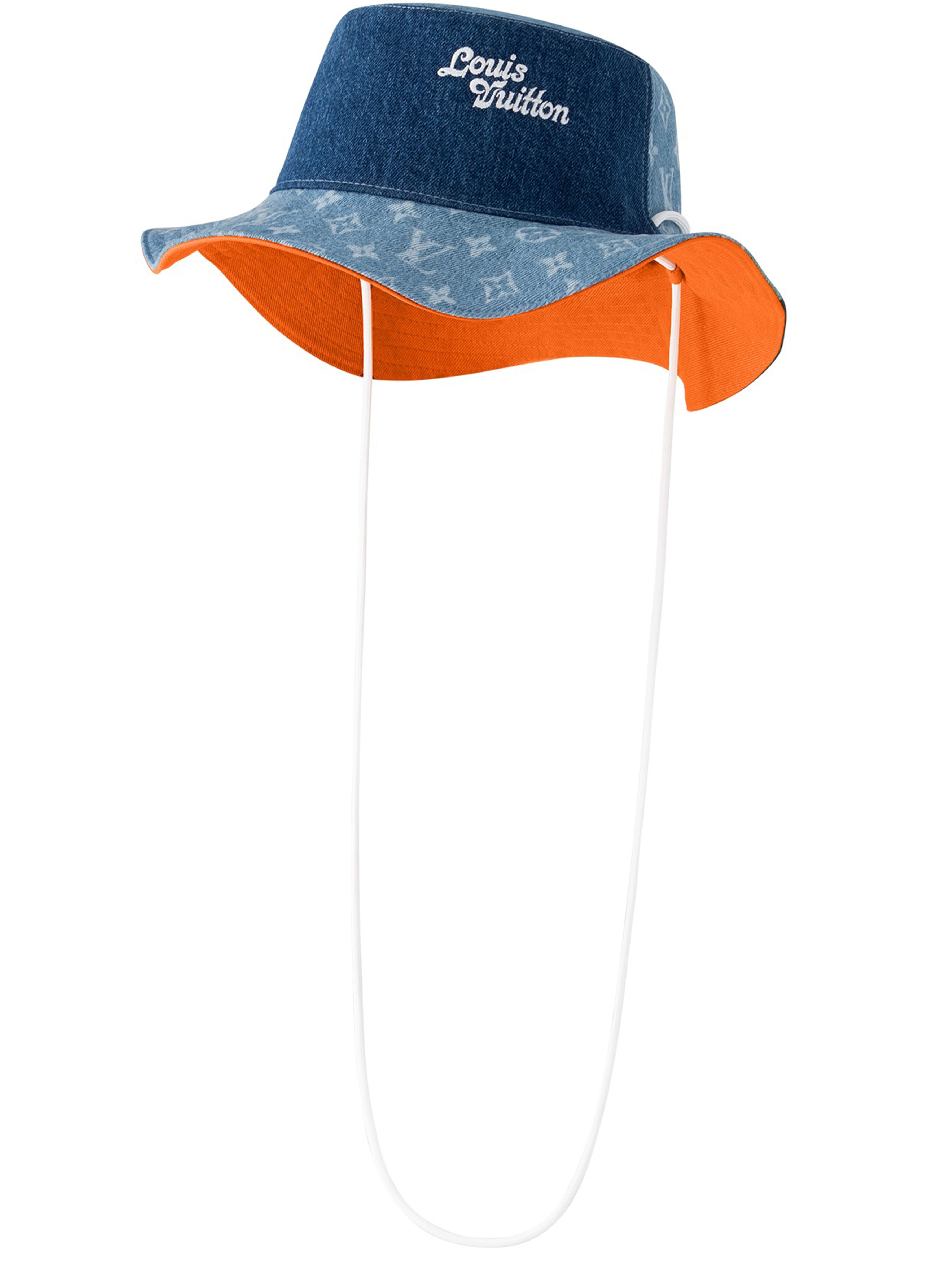 Denim Patchwork Explorer Reversible Bucket Hat thumbnail 3