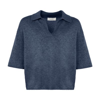 Lisa Yang Neela Short Sleeves T-shirt In Blue