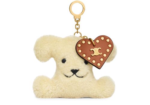 CELINE Triomphe pom-pom charm