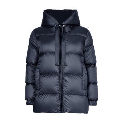 Max Mara Seia Puffer Jacket - The Cube In Blue