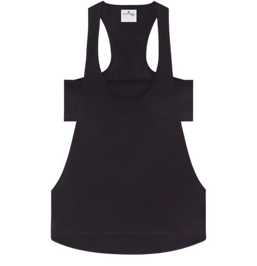 COURREGES Infinity satin top