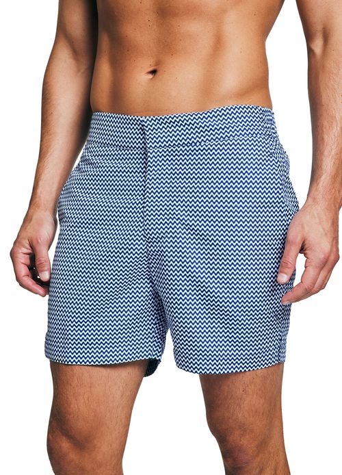 FRESCOBOL CARIOCA Classic swim shorts copacabana print