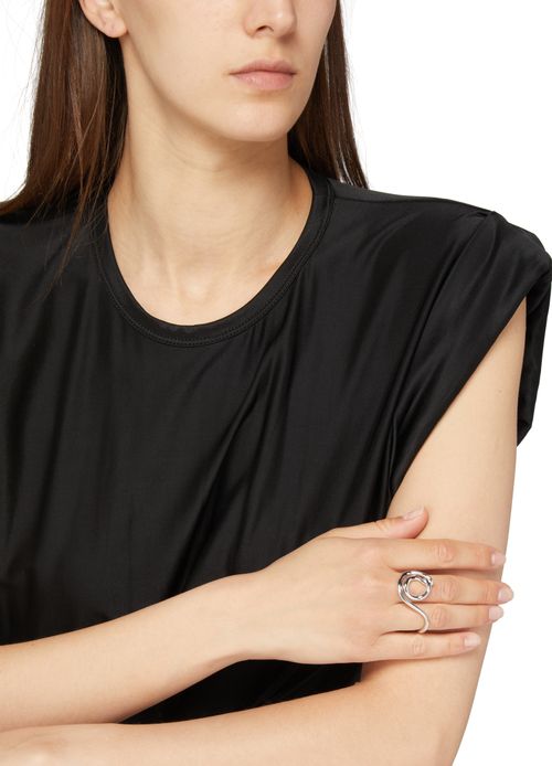 CHARLOTTE CHESNAIS Bague double Lasso