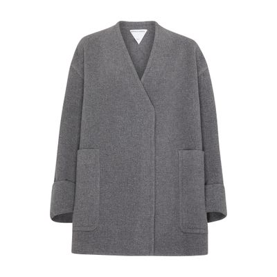 Cashmere double-breasted coat