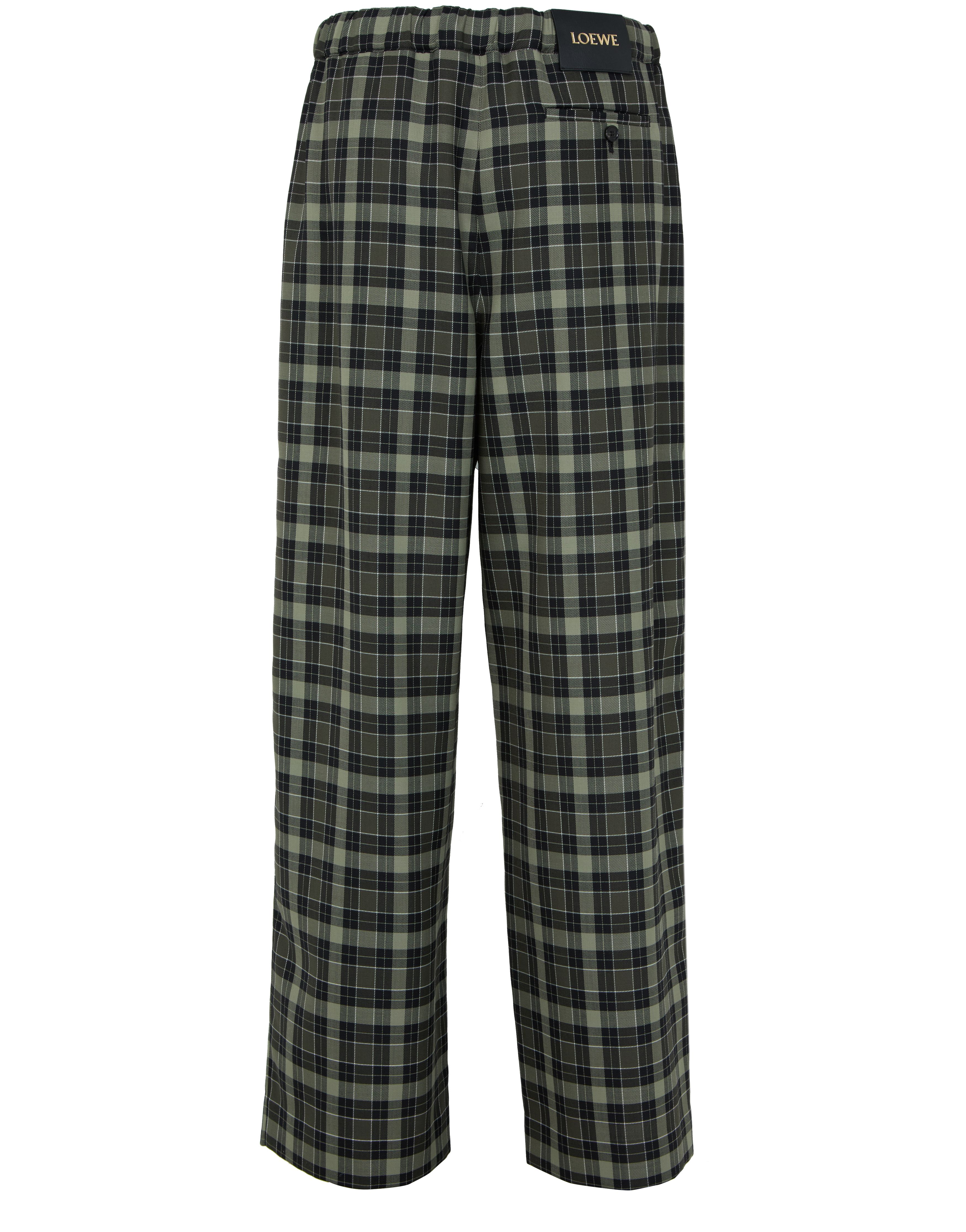 Drawstring trousers in wool blend thumbnail 3