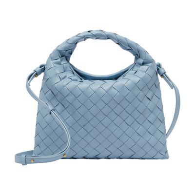 Bottega Veneta Mini Hop Bag In Blue