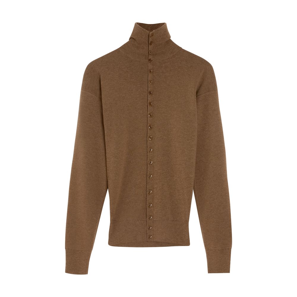 Buttoned fitted cardigan thumbnail 6