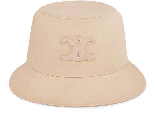 CELINE Triomphe bucket hat in cotton gabardine