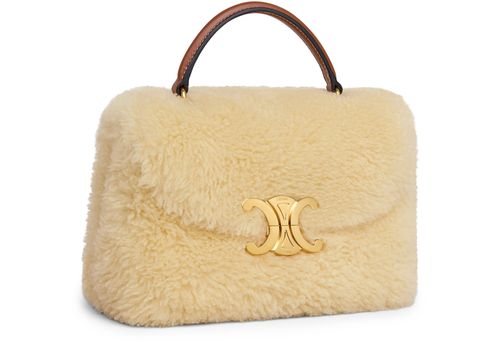 CELINE Teen Nino bag in shearling and calfskin
