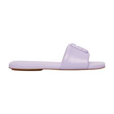 Marc Jacobs Logo-plaque Mules In Purple
