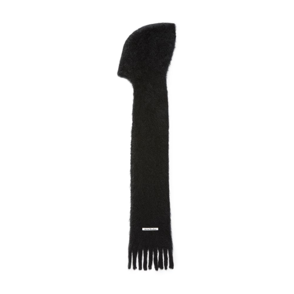 Mohair scarf with hood thumbnail 4