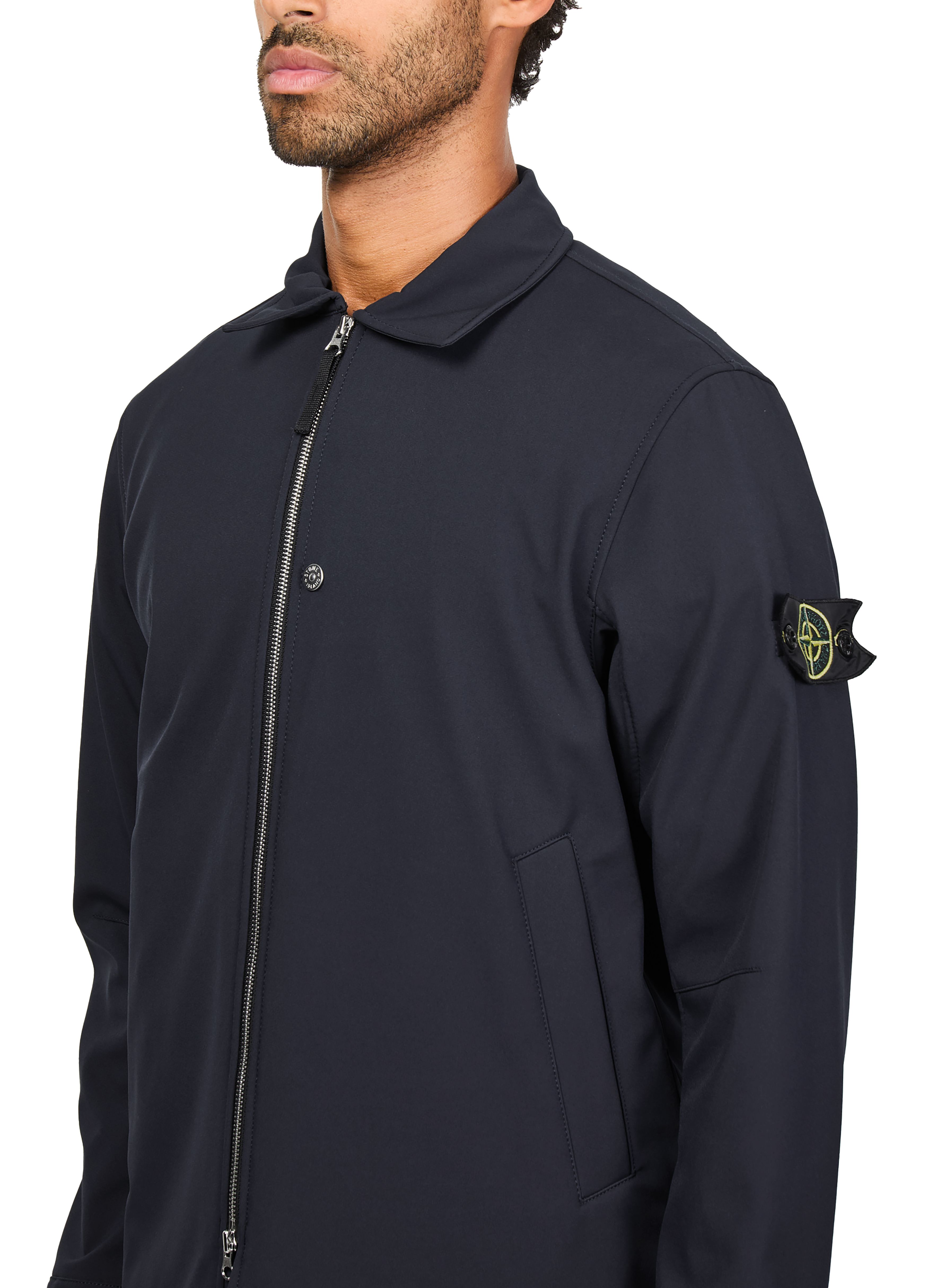 Logo patch jacket thumbnail 4