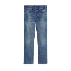 CELINE スキニージーンズ ピュアブラックウォッシュ 2N962600V Women's Polly jeans in dark union wash denim | CELINE | 24S