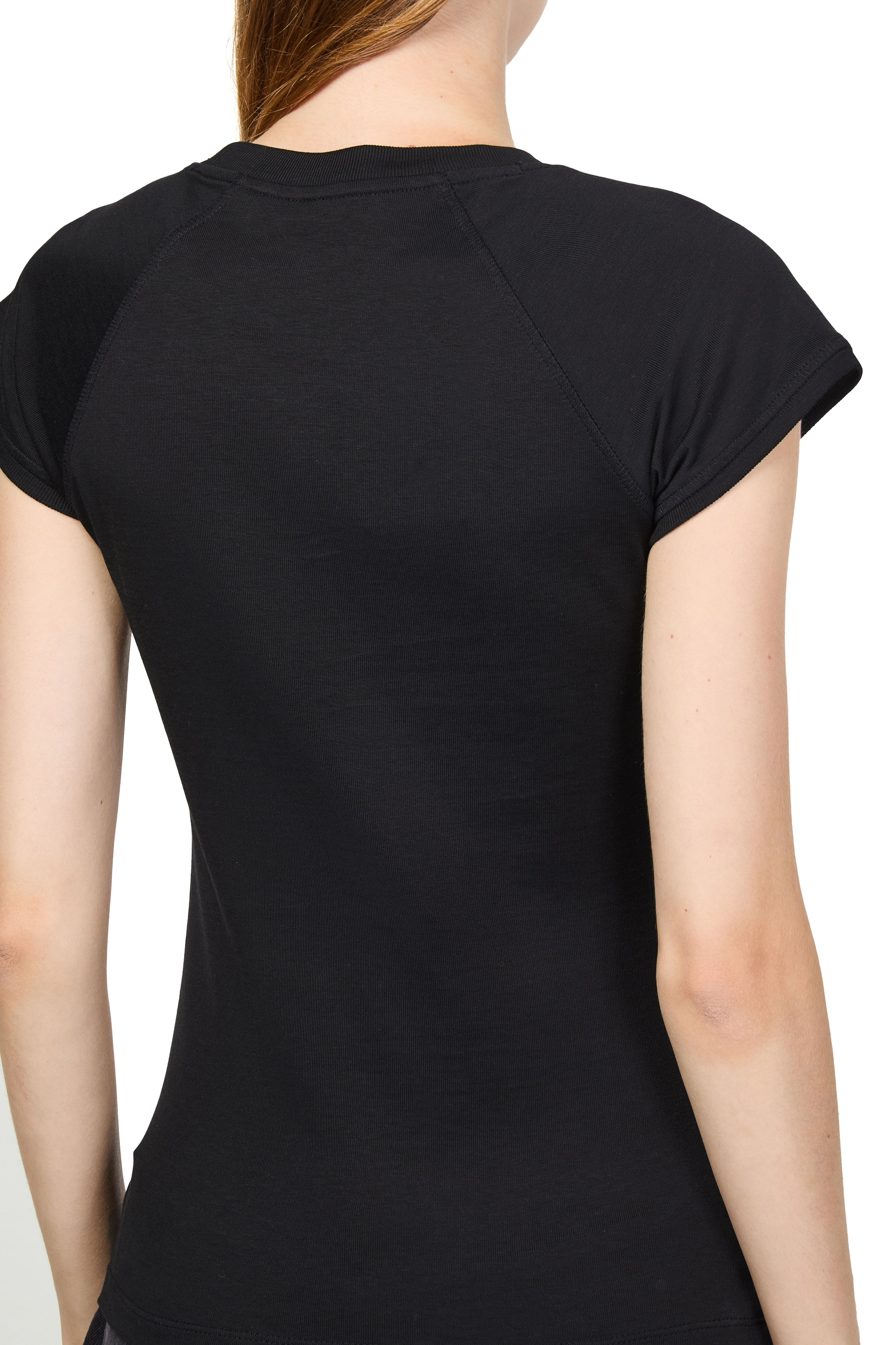 Small fit t-shirt in cotton and viscose thumbnail 5