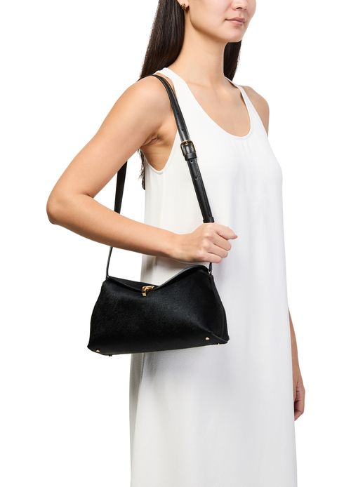 TOTEME Clutch T-Lock aus Ponyhaar