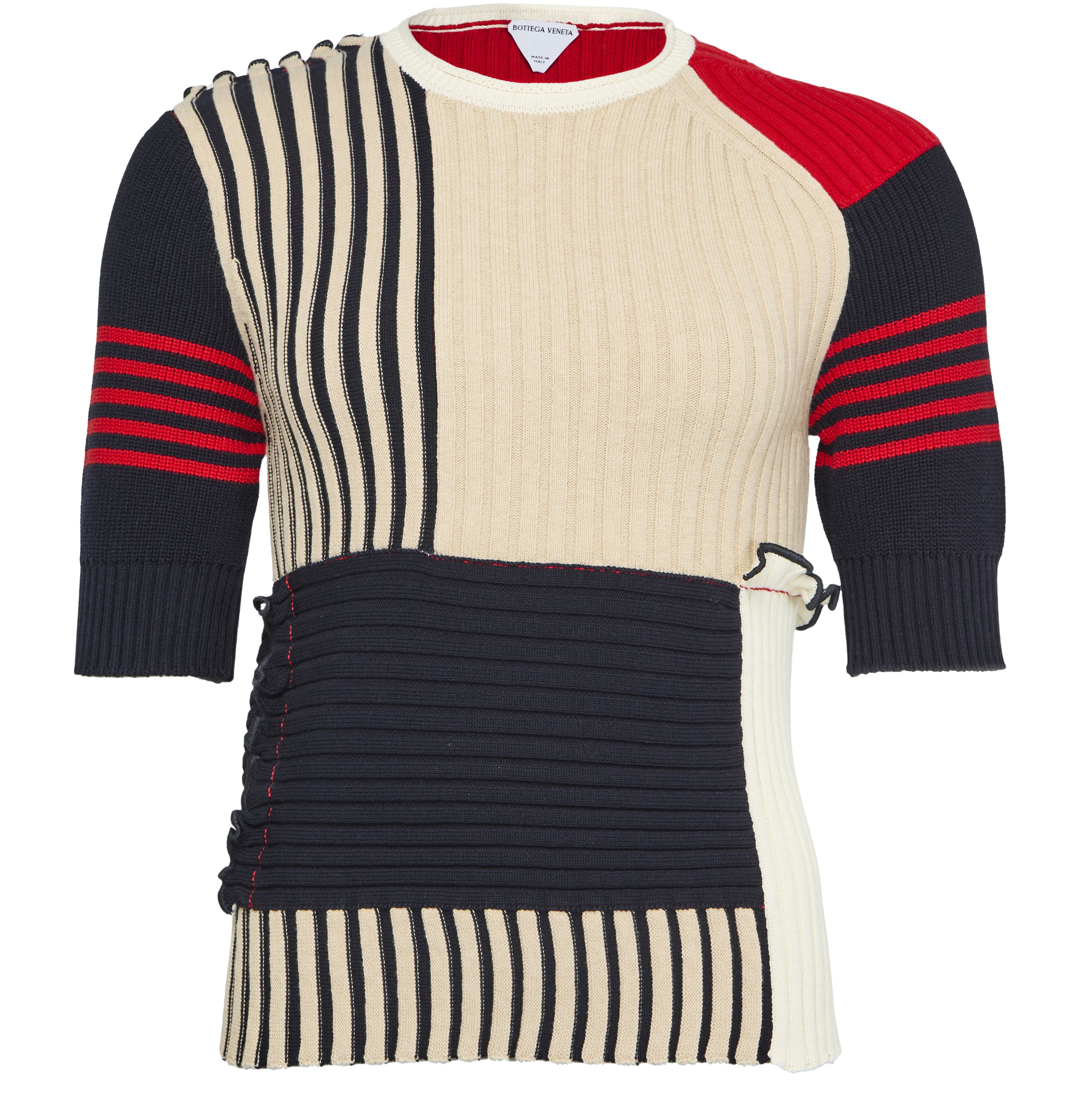 Striped wool top