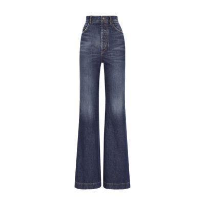 Dolce & Gabbana High-rise Flared Jeans In Blue