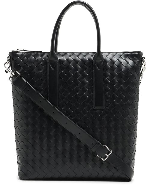 BOTTEGA VENETA Große Tote Bag mit Reißverschluss Intrecciato